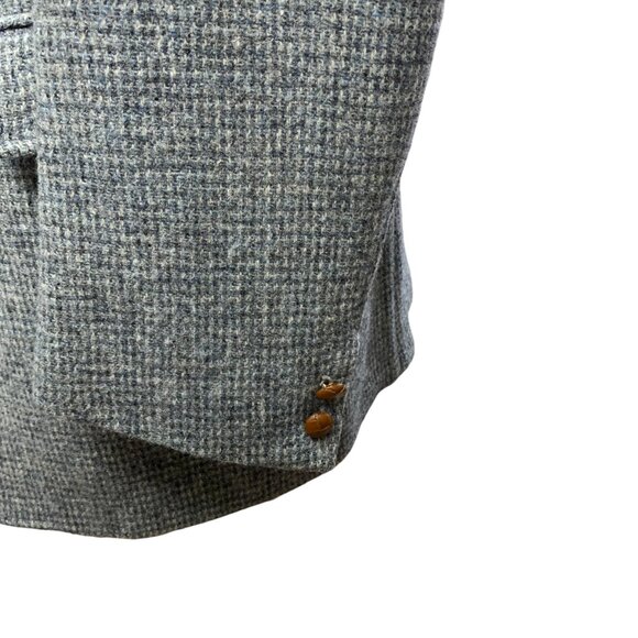 Vintage Givenchy Gentlemen Harris Tweed Union Made Blazer‎ Mens Size 44 - Picture 6 of 12